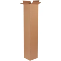 12" X 12" X 72" Tall Corrugated Box, Single Wall, 200#/ECT-32