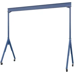 Adjustable Height Steel Gantry Crane, 20" L X 89-3/4" W X 12-5/16" H, 6,000 Lb. Capacity