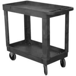 Wesco 16" X 30" Plastic Service Cart, 330 Lb. Capacity