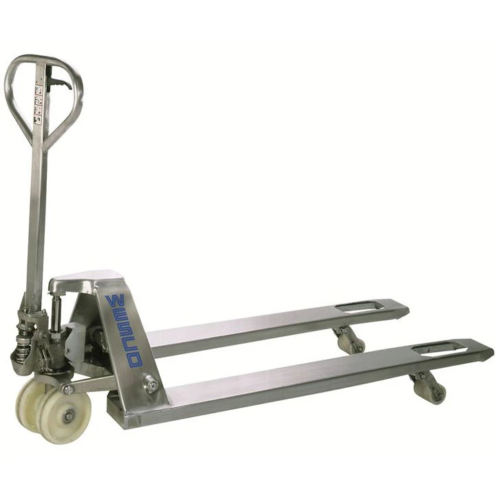 Wesco Stainless Steel Pallet Jack, 27" X 48" (4,400 Lbs.) 1 Wesco Stainless Steel Pallet Jack, 27" X 48" (4,400 Lbs.)