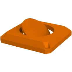 32 Gallon Orange Square Trash Receptacle, Bug Barrier Lid 7 32 Gallon Orange Square Trash Receptacle, Bug Barrier Lid -LOUS Supplies Shop 32 gallon orange square trash receptacle bug barrier lid