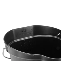 3 Gallon Black Plastic Bucket W/Spout, Stainless Steel Handle -LOUS Supplies Shop 34ba51 3