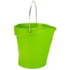 3 Gallon Lime Green Plastic Bucket W/Spout, Stainless Steel Handle