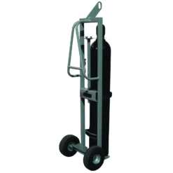 Single Gas Cylinder Hand Truck W/Hoist Ring, 10.5" Pneumatic Wheels -LOUS Supplies Shop 37bf89 3