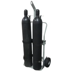 Double Gas Cylinder Hand Truck W/Hoist Ring 10.5" Pneumatic Wheels -LOUS Supplies Shop 37bf91 2