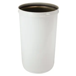 55 Gallon White Cease-Fire® Waste Receptacle Safety Drum Can