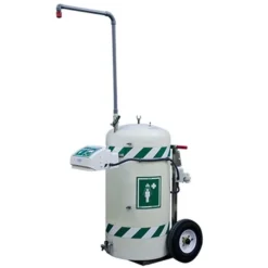 30 Gallon Freeze Protected Mobile Self-Contained Emergency Safety Shower W/ Eyewash Station, 120v, C1D2