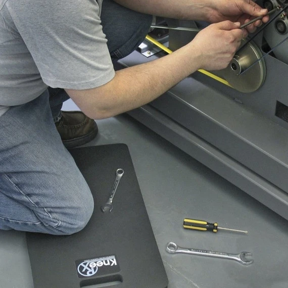 12" X 22" Heavy-Duty Black Kneeling Mat, 4/pk 2 12" X 22" Heavy-Duty Black Kneeling Mat, 4/pk - Image 2