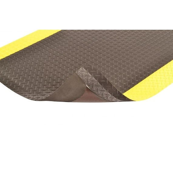 3' X 5' Black/Yellow Anti-Fatigue Mat, 1" Thick 3 3' X 5' Black/Yellow Anti-Fatigue Mat, 1" Thick - Image 3