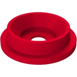 42 Gallon Red Recycling Receptacle, Funnel Top 5" Opening 7 42 Gallon Red Recycling Receptacle, Funnel Top 5" Opening -LOUS Supplies Shop 42 gallon recycling receptacle red funnel lid