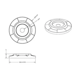 42 Gallon White Slatted Recycling Receptacle, Flat Top 4" Opening 10 42 Gallon White Slatted Recycling Receptacle, Flat Top 4" Opening -LOUS Supplies Shop 42 gallon round recycling receptacle flat top 4 opening lid 7