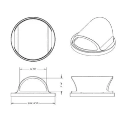 42 Gallon Orange Trash Receptacle, 2-Way Open Lid 12 42 Gallon Orange Trash Receptacle, 2-Way Open Lid -LOUS Supplies Shop 42 gallon trash receptacle plastic 2 way open lid 4