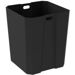 52 Gallon White Square Trash Receptacle, 11.5" Opening Lid -LOUS Supplies Shop 52 gallon trash receptacle heavy duty liner 20