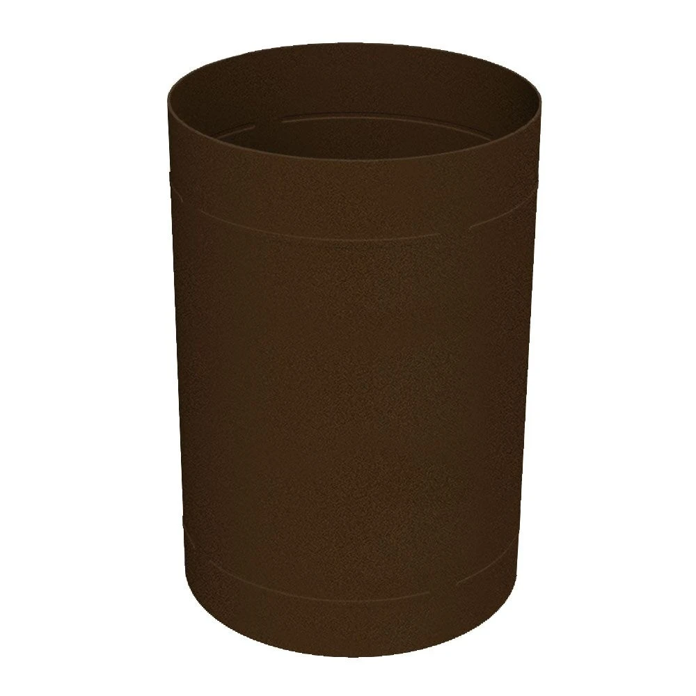 55 Gallon Brown Granite Trash Receptacle, Flat Top 11.5" Opening 2 55 Gallon Brown Granite Trash Receptacle, Flat Top 11.5" Opening - Image 2