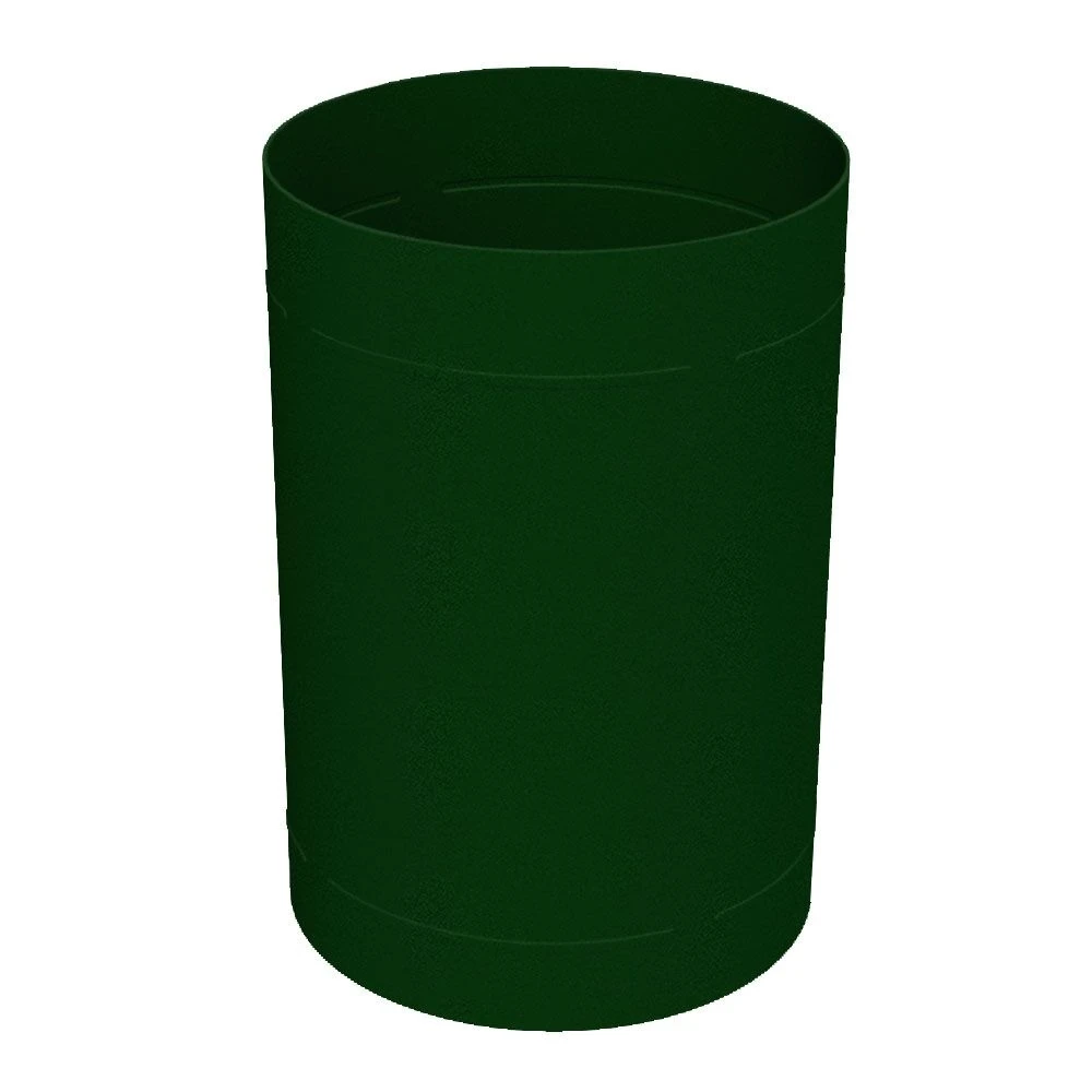 55 Gallon Green Granite Trash Receptacle, Funnel Top Bug Barrier Lid 2 55 Gallon Green Granite Trash Receptacle, Funnel Top Bug Barrier Lid - Image 2