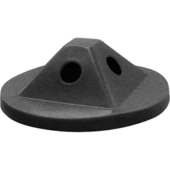 55 Gallon Drum Dark Granite Plastic Pyramid Recycling Lid