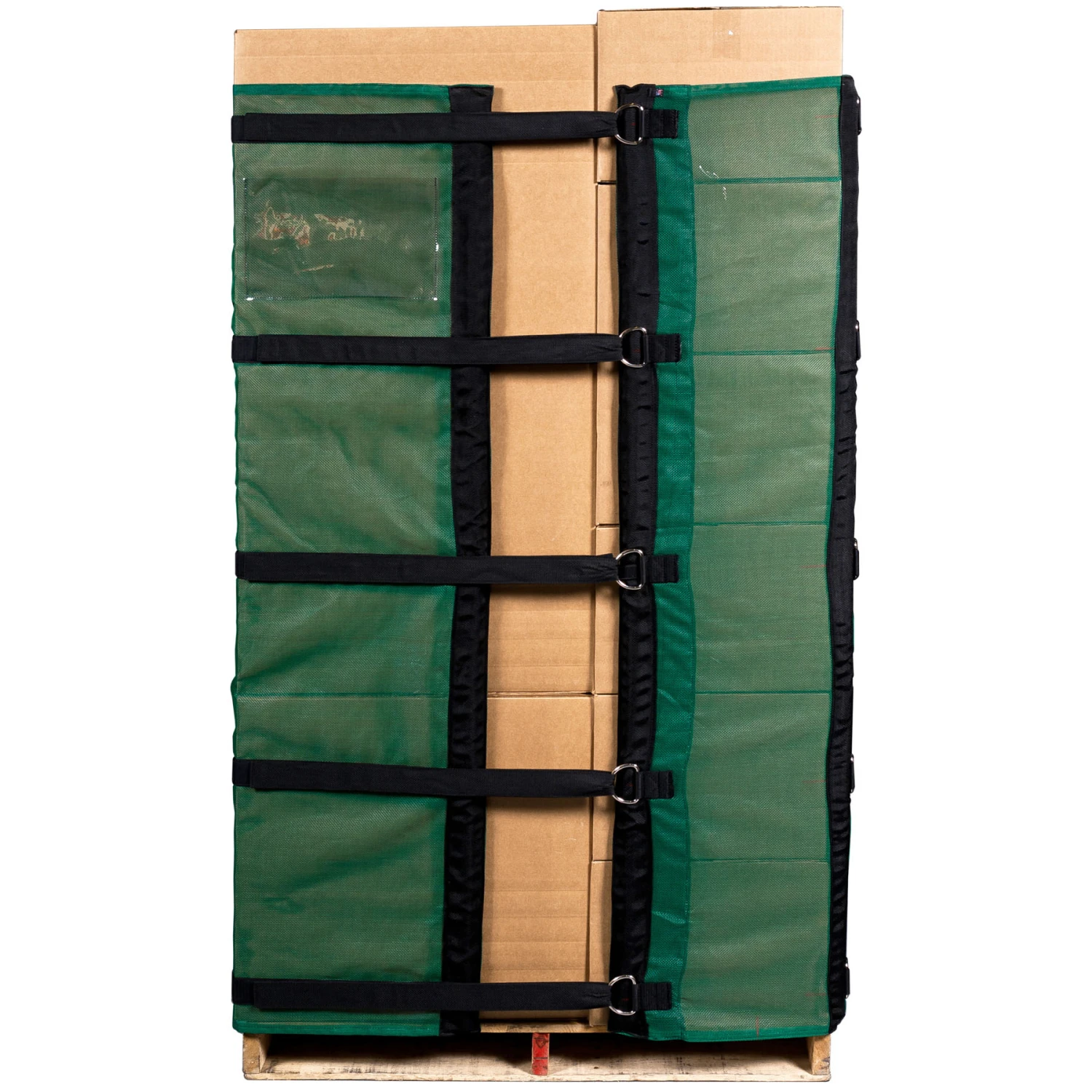 6' Reusable Pallet Wrap Cover Heavy Duty W/ Tensioner Straps