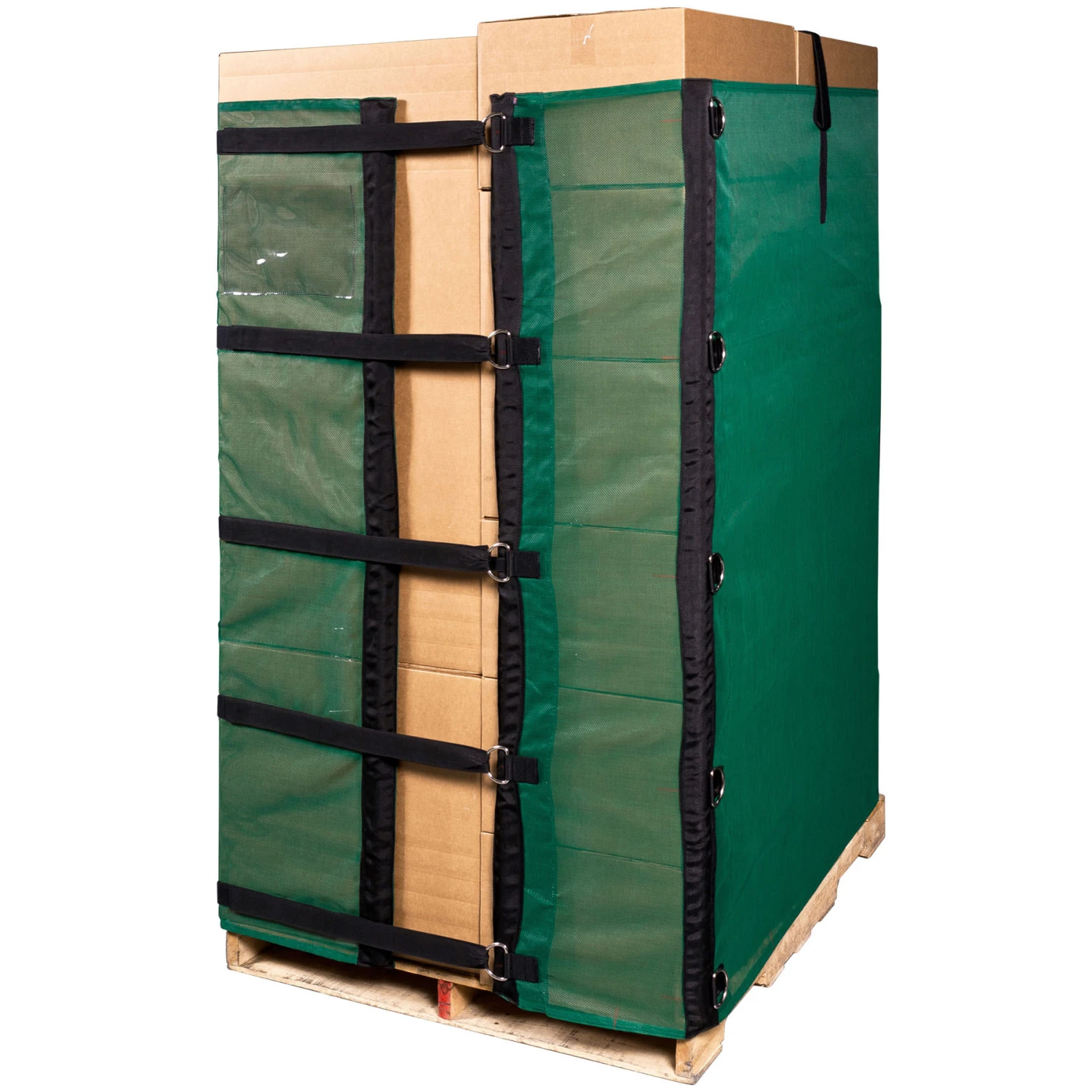 6' Reusable Pallet Wrap Cover Heavy Duty W/ Tensioner Straps - Image 2