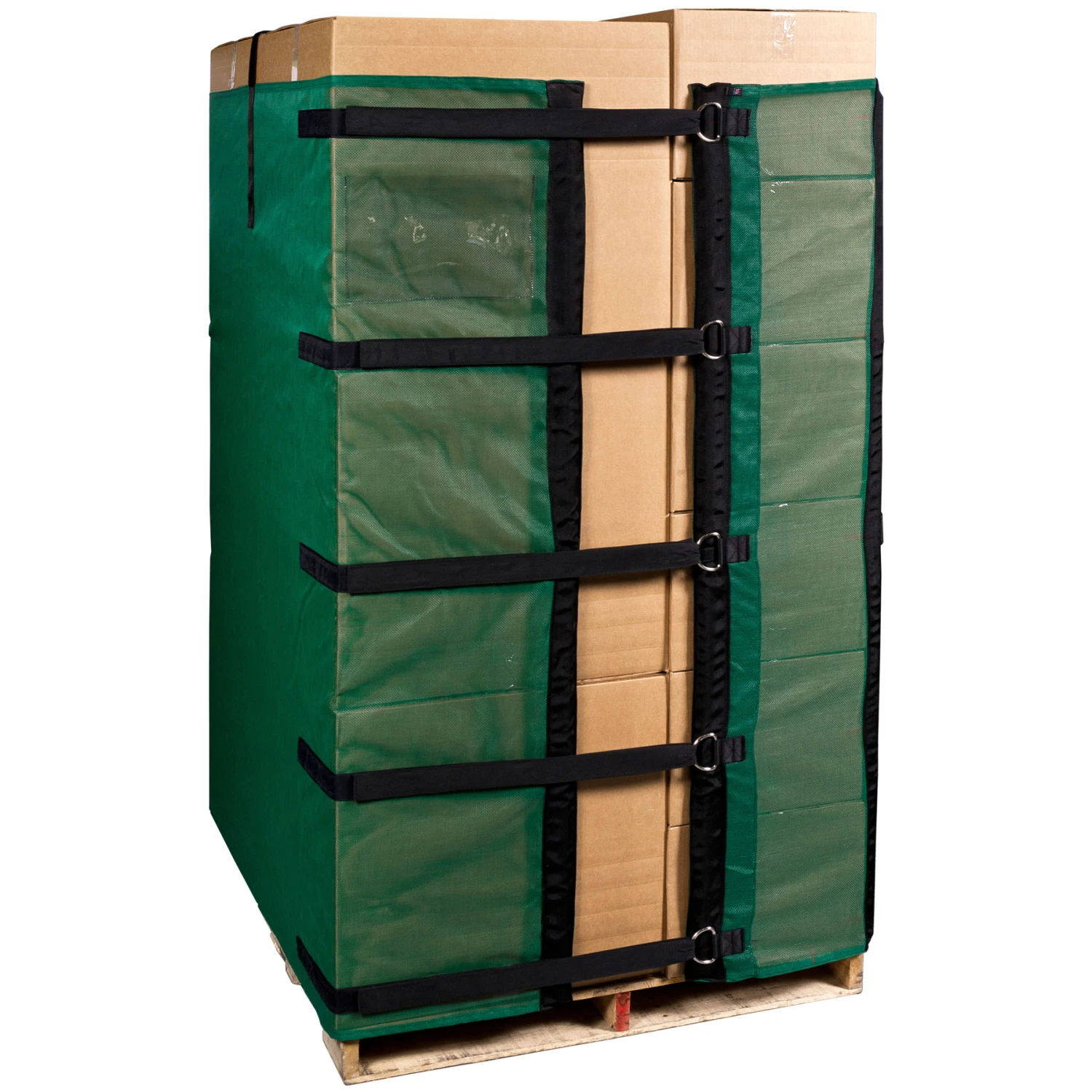 6' Reusable Pallet Wrap Cover Heavy Duty W/ Tensioner Straps - Image 3