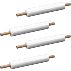 70 Gauge - 30" X 1000' Clear Extended Core Cast Stretch Wrap Film, 4/pk