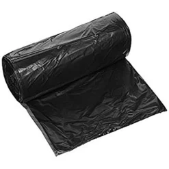 56" X 60" Black PE Trash Bags, 3 Mil, 60/cs