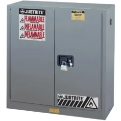 Sure-Grip® EX Flammable Safety Cabinet, 30 Gallon, M/C Doors, Gray