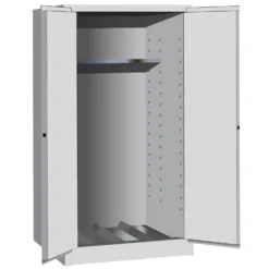 Sure-Grip® EX Vertical Drum Safety Cabinet, M/C Doors, White