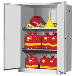 Sure-Grip® EX Flammable Safety Cabinet, 90 Gallon, M/C Doors, White