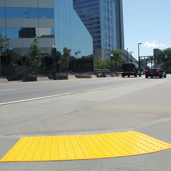 2' X 3' Yellow Retrofit Ultra-ADA Warning Pad 2 2' X 3' Yellow Retrofit Ultra-ADA Warning Pad - Image 2