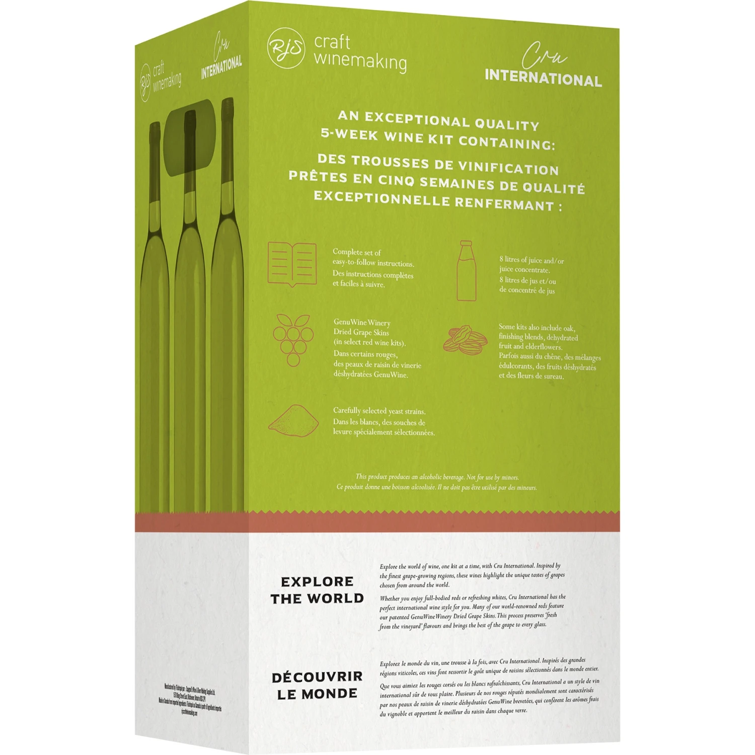 California Chardonnay Style Wine Kit - Cru International 3 California Chardonnay Style Wine Kit - Cru International - Image 3