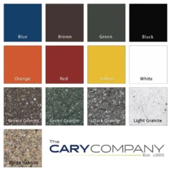 55 Gallon Drum Brown Granite Plastic Flat Top Recycling Lid, 4" Opening -LOUS Supplies Shop color palette 3 309