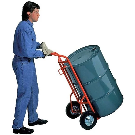 Wesco Drum Hand Truck, 10" Semi-Pneumatic Wheels 2 Wesco Drum Hand Truck, 10" Semi-Pneumatic Wheels - Image 2