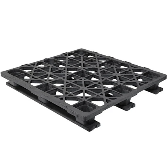 48" X 45" X 5-9/10" Rackable Plastic Pallet, 4-Way Fork Access, 14,100 Lb. Capacity 1 48" X 45" X 5-9/10" Rackable Plastic Pallet, 4-Way Fork Access, 14,100 Lb. Capacity